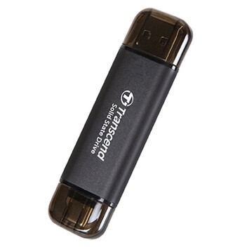 Disco Duro Transcend ESD310C 256GB Externo SSD USB 3.2 Gen 2 1050MB/s + Thunderbolt + Aluminio