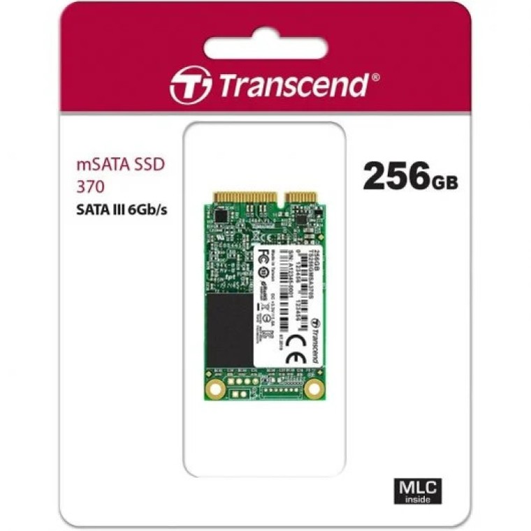 Transcend 370S 256GB SSD mSATA SATA 3 MLC