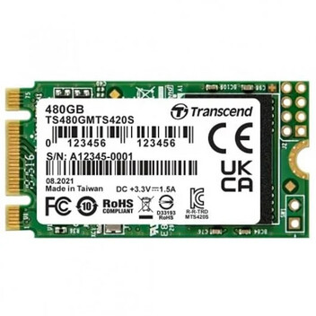 Transcend 420S SSD 480GB M.2 SATA 3 Transcend 420S SSD 480GB M.2 SATA 3