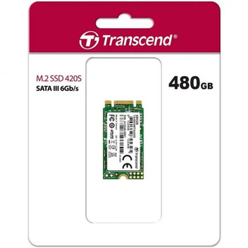 Transcend 420S SSD 480GB M.2 SATA 3 Transcend 420S SSD 480GB M.2 SATA 3