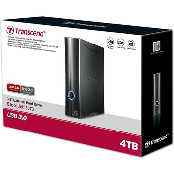 Transcend StoreJet 35T3 3.5" 4TB USB 3.0 Transcend StoreJet 35T3 3.5" 4TB USB 3.0