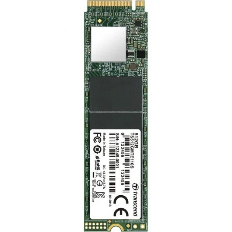 Transcend 110S 512GB SSD M.2 3D NAND NVMe PCIe 3.0