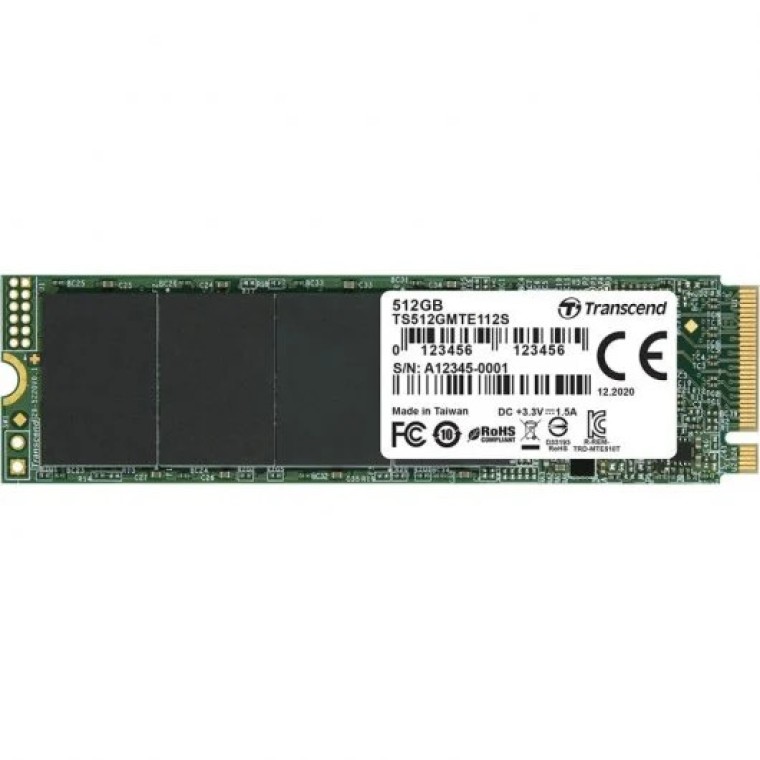 Transcend 112S 512GB SSD M.2 3D NAND NVMe PCIe 3.0