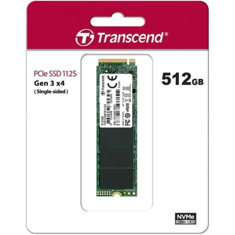 Transcend 112S 512GB SSD M.2 3D NAND NVMe PCIe 3.0