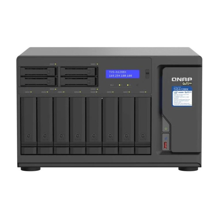 Qnap TVS-H1288X-W1250-16G NAS 12 Bahías