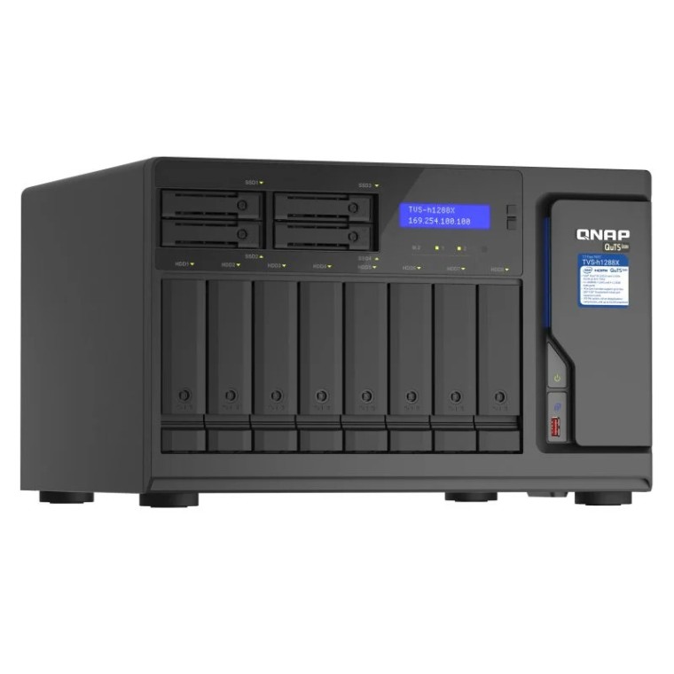 Qnap TVS-H1288X-W1250-16G NAS 12 Bahías