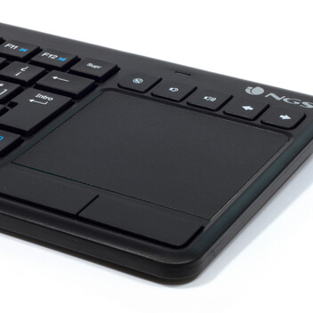 NGS TV Warrior Teclado Inalámbrico con Teclas Multimedia / SmartTV y Touchpad Qwerty Español NGS TV Warrior Teclado Inalámbrico con Teclas Multimedia / SmartTV y Touchpad Qwerty Español