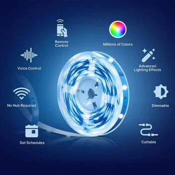 TP Link Tapo L900-5 Lightstrip Tira LED Inteligente WiFi RGB 5m TP Link Tapo L900-5 Lightstrip Tira LED Inteligente WiFi RGB 5m