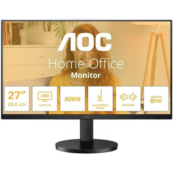Monitor AOC U27B3AF 27" LED IPS UltraHD 4K, Altavoces, Altura Ajustable Monitor AOC U27B3AF 27" LED IPS UltraHD 4K, Altavoces, Altura Ajustable