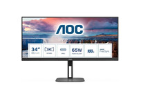 AOC V5 U34V5C/BK 34" LCD UltraWide QHD 100Hz FreeSync USB-C