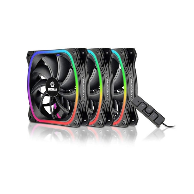 Enermax SquA RGB Pack 3 Ventiladores 120mm