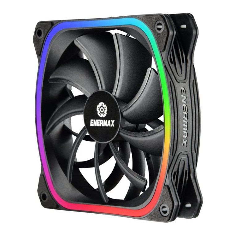 Enermax SquA RGB Ventilador 120mm Negro