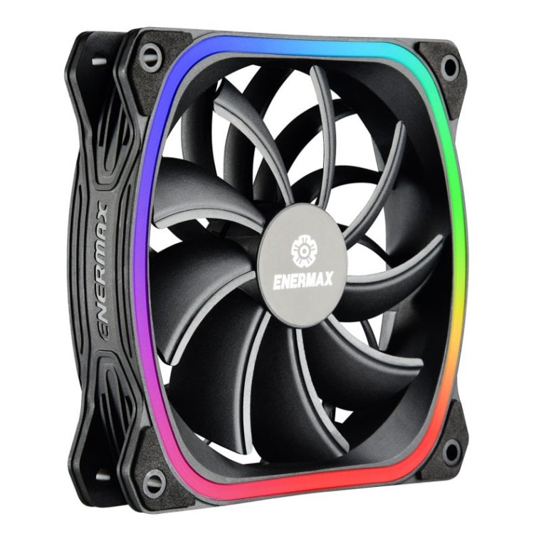 Enermax SquA RGB Ventilador 120mm Negro