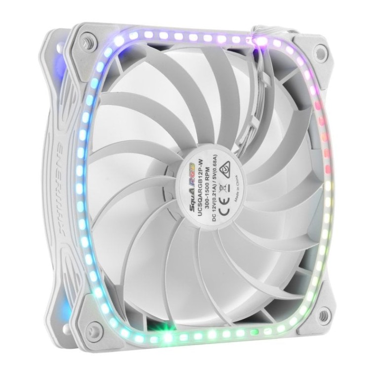 Enermax SquA RGB Ventilador 120mm Blanco