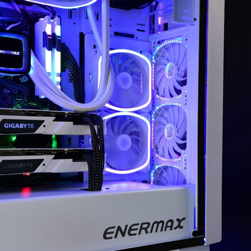 Enermax SquA RGB Ventilador 120mm Blanco