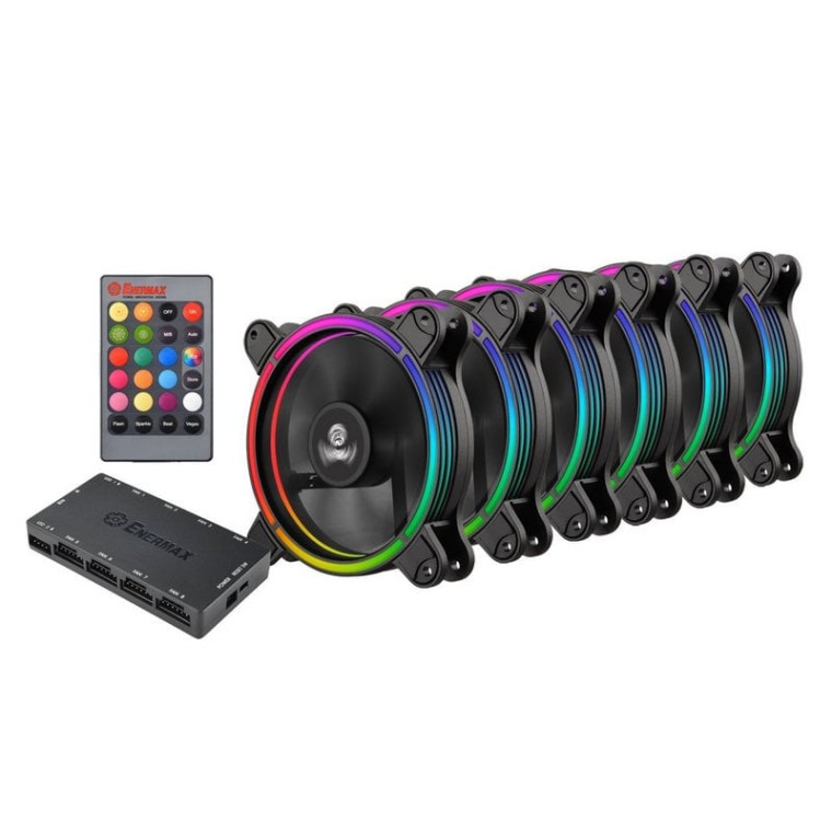 Enermax T.B. RGB Ventilador 120mm x6 LED RGB con Controlador