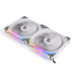 Lian-Li Uni Fan SL140 Dual RGB PWM Ventilador Suplementario 140mm Blanco Lian-Li Uni Fan SL140 Dual RGB PWM Ventilador Suplementario 140mm Blanco