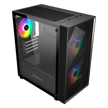 Torre PC UNYKAch Mir B200 Cristal Templado USB 3.2 Negra Torre PC UNYKAch Mir B200 Cristal Templado USB 3.2 Negra