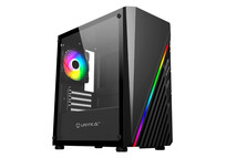 Torre PC Unykach Mini Glayze Cristal Templado USB 3.2 Negra