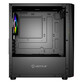 Torre PC Unykach Mini Glayze Cristal Templado USB 3.2 Negra