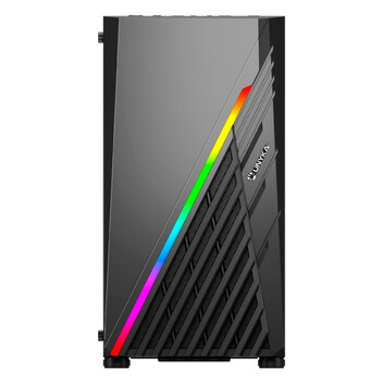 Torre PC Unykach Mini Glayze Cristal Templado USB 3.2 Negra