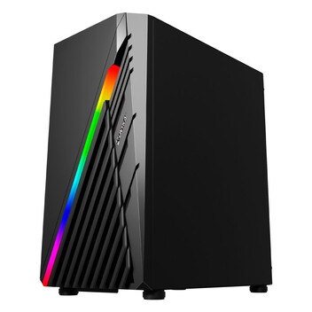 Torre PC Unykach Mini Glayze Cristal Templado USB 3.2 Negra