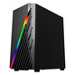 Torre PC Unykach Mini Glayze Cristal Templado USB 3.2 Negra