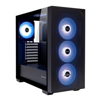 Torre PC Caja ATX UNYKAch Revelat Mesh Black 4x ARGB, Cristal Templado, E-ATX, USB-C