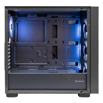 Torre PC Caja ATX UNYKAch Revelat Mesh Black 4x ARGB, Cristal Templado, E-ATX, USB-C