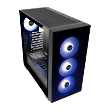 Torre PC Caja ATX UNYKAch Revelat Mesh Black 4x ARGB, Cristal Templado, E-ATX, USB-C