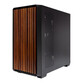 Torre PC Caja ATX UNYKAch Revelat Madeira Black, Cristal Templado, USB 3.0/Type-C, Soporte GPU 425mm