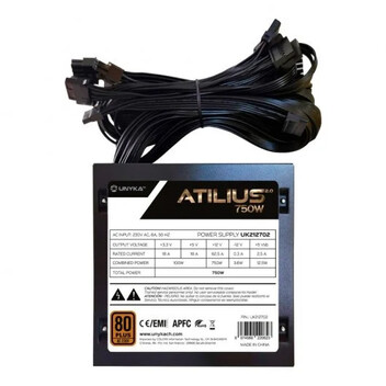 Abysm Atilius 2.0 Black 750W 80 Plus Bronze Abysm Atilius 2.0 Black 750W 80 Plus Bronze