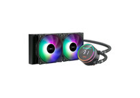 UNYKAch AquaStorm 240 Kit de Refrigeración Líquida 240mm con Display de Temperatura CPU Negro
