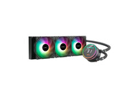UNYKAch AquaStorm 360 Kit de Refrigeración Líquida 360mm con Display de Temperatura CPU Negro