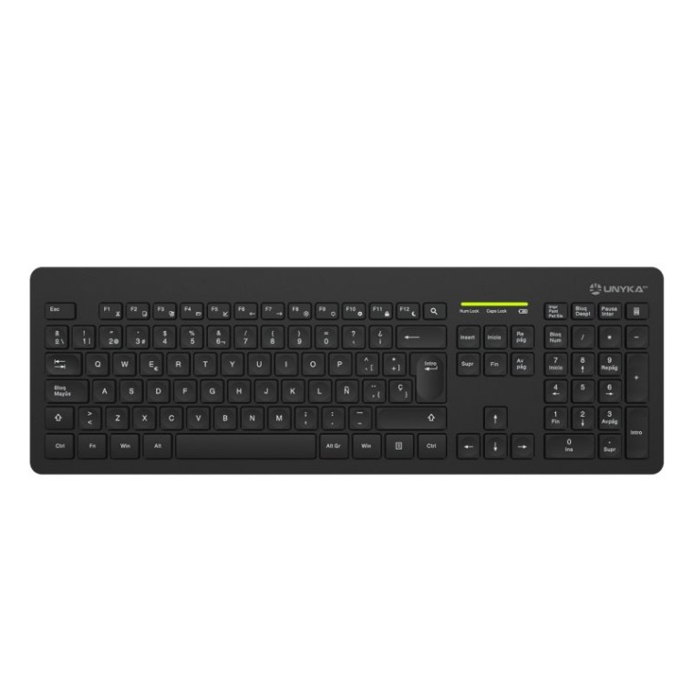 UNYKAch MK212 PRO Slim Wireless Kit Teclado + Ratón Inalámbricos