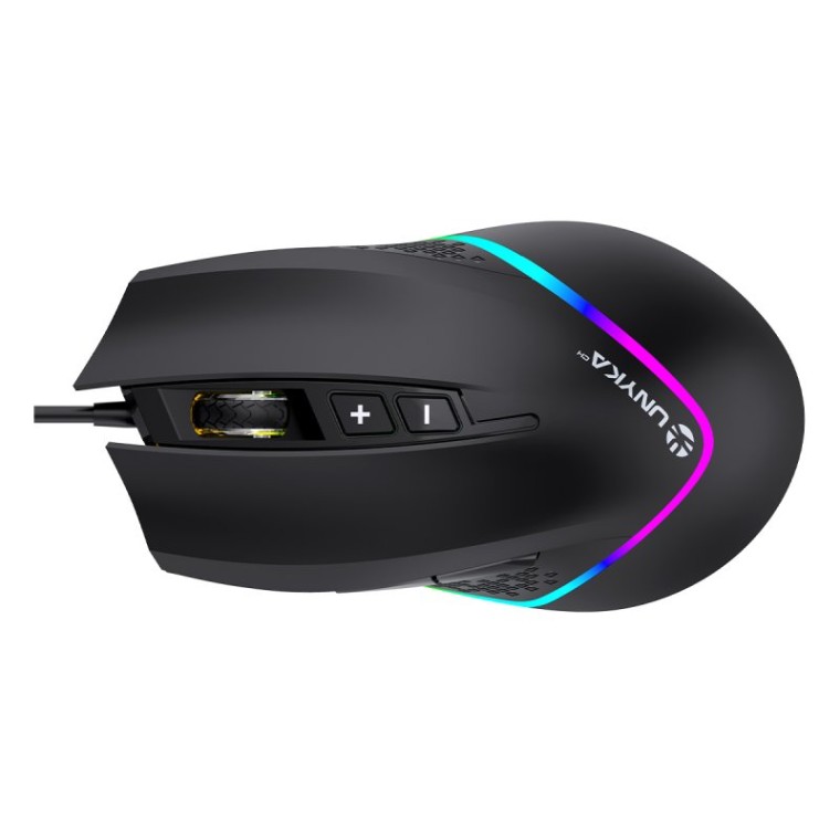 UNYKAch NOVA M244 Ratón Gaming Óptico RGB 6400 DPI