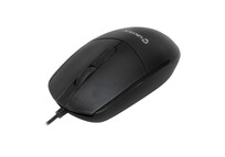 Ratón UNYKAch UK A128 USB 1200 DPI Negro Ambidiestro Plug and Play