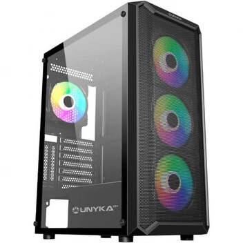 UNYKAch Armor 3GEN ARGB ATX Cristal Templado USB-C 3.1 Negra UNYKAch Armor 3GEN ARGB ATX Cristal Templado USB-C 3.1 Negra