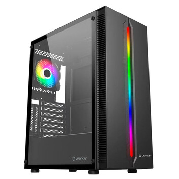 Torre PC UNYKAch Armor Lumina Cristal Templado USB 3.2 Negra Torre PC UNYKAch Armor Lumina Cristal Templado USB 3.2 Negra