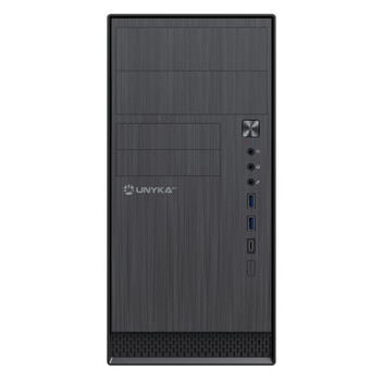 Torre PC Caja Micro ATX UNYKAch AERO C12 V2 USB 3.0/Type-C Audio HD Negro 2,4kg