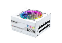 UNYKAch Atilius RGB Fuente de Alimentación 650W Eficiencia 90% Full Modular Blanca