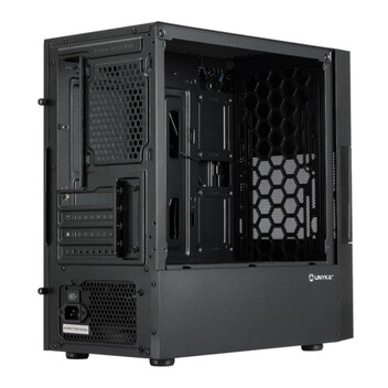 Torre PC Caja UNYKAch Aero C25 Micro ATX Negra con Fuente ATX 500W y Panel Lateral de Cristal Templa Torre PC Caja UNYKAch Aero C25 Micro ATX Negra con Fuente ATX 500W y Panel Lateral de Cristal Templa