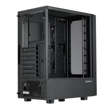 Torre PC Caja UNYKAch Aero C35 ATX/Micro ATX/ITX Panel de Cristal Templado Negra con Fuente 500 W