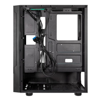 Torre PC Caja UNYKAch Aero C35 ATX/Micro ATX/ITX Panel de Cristal Templado Negra con Fuente 500 W