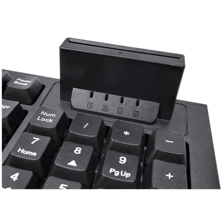 UNYKAch KB918 Teclado en Portugués con Lector Inteligente de Tarjetas