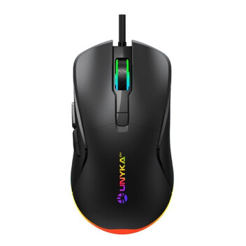 UNYKAch Pack NOVA Teclado Gaming Membrana Español, Ratón, Cascos, Alfombrilla XL