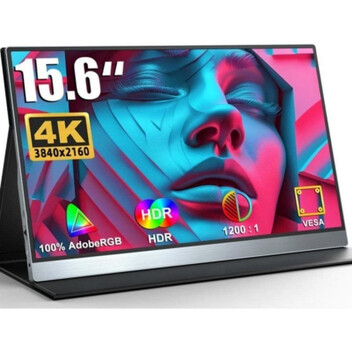 Monitor Uperfect UP1564K60 15.6" IPS 4K UHD 100 % AdobeRGB FreeSync Antirreflejo USB-C