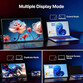 Uperfect Monitor portátil 4K 18" IPS UHD Soporte VESA Plug and Play USB-C HDMI Compatible Multidispo