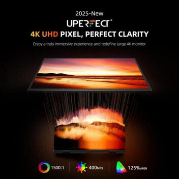 Monitor UPERFECT UP2384KKZ 23.8" IPS 4K UHD 60 Hz Ultra Slim USB-C HDMI 10-bits Monitor UPERFECT UP2384KKZ 23.8" IPS 4K UHD 60 Hz Ultra Slim USB-C HDMI 10-bits