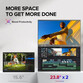 Monitor Uperfect Dual UP23860S 23.8" IPS FullHD 100Hz Doble Pantalla Rotación 360°